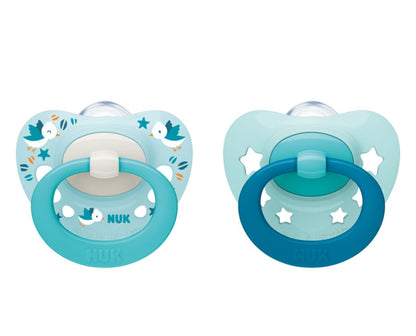 NUK SIGNATURE upokojujúci cumlík x2 0-6 mes.