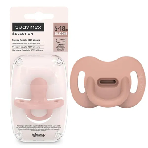SUAVINEX cumlík SELECTION SX PRO silikónový 6–18 mesiacov