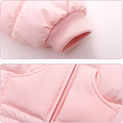 JIAMY zimný overal s kapucňou a uškami 6-12 mes. 80