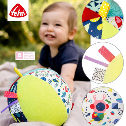 FEHN Color látková lopta so zvukom 16cm