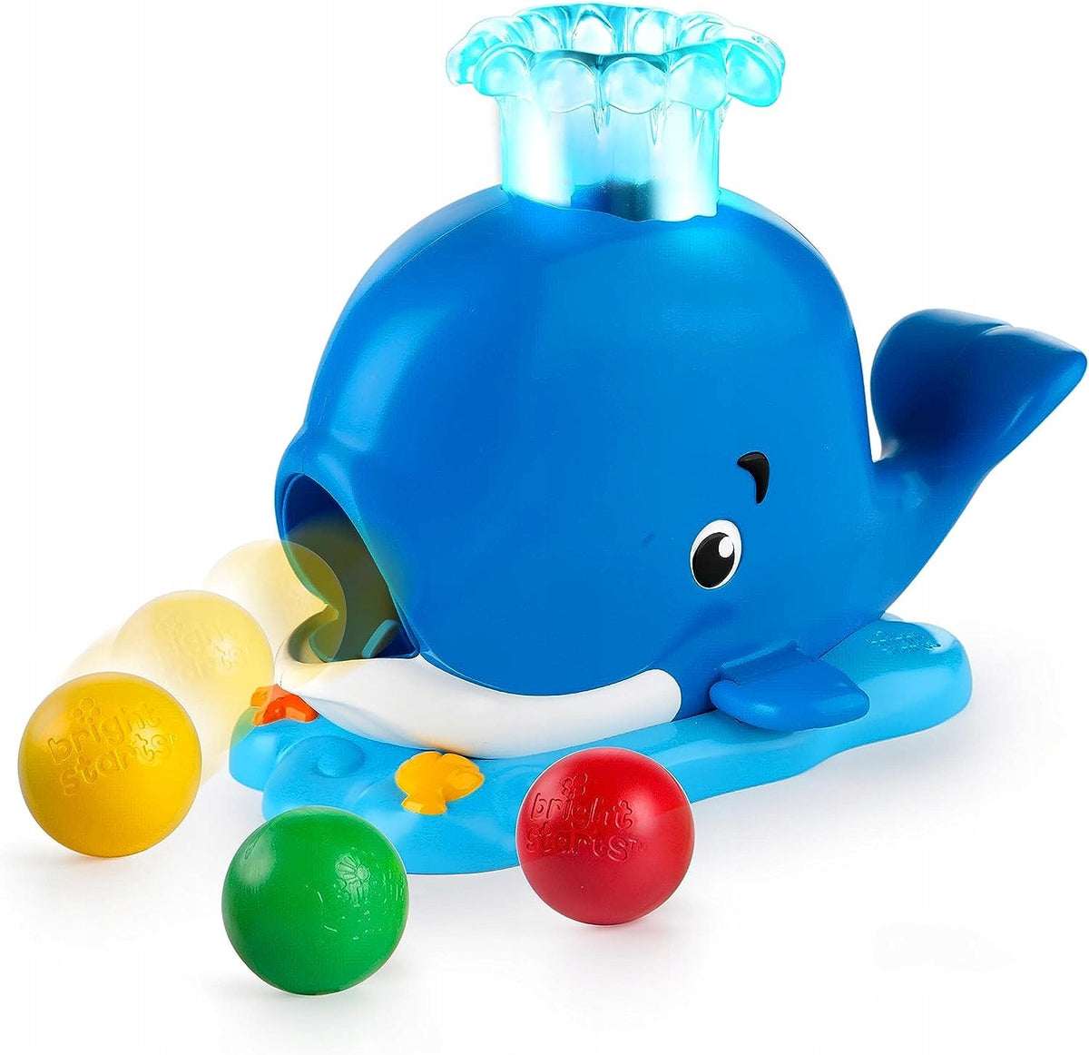 BRIGHT STARTS veľryba s vyskakujúcimi guľôčkami