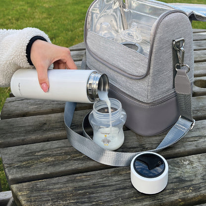 NUBY RapidCool chladiaca termoska na prípravu mlieka 240 ml LED
