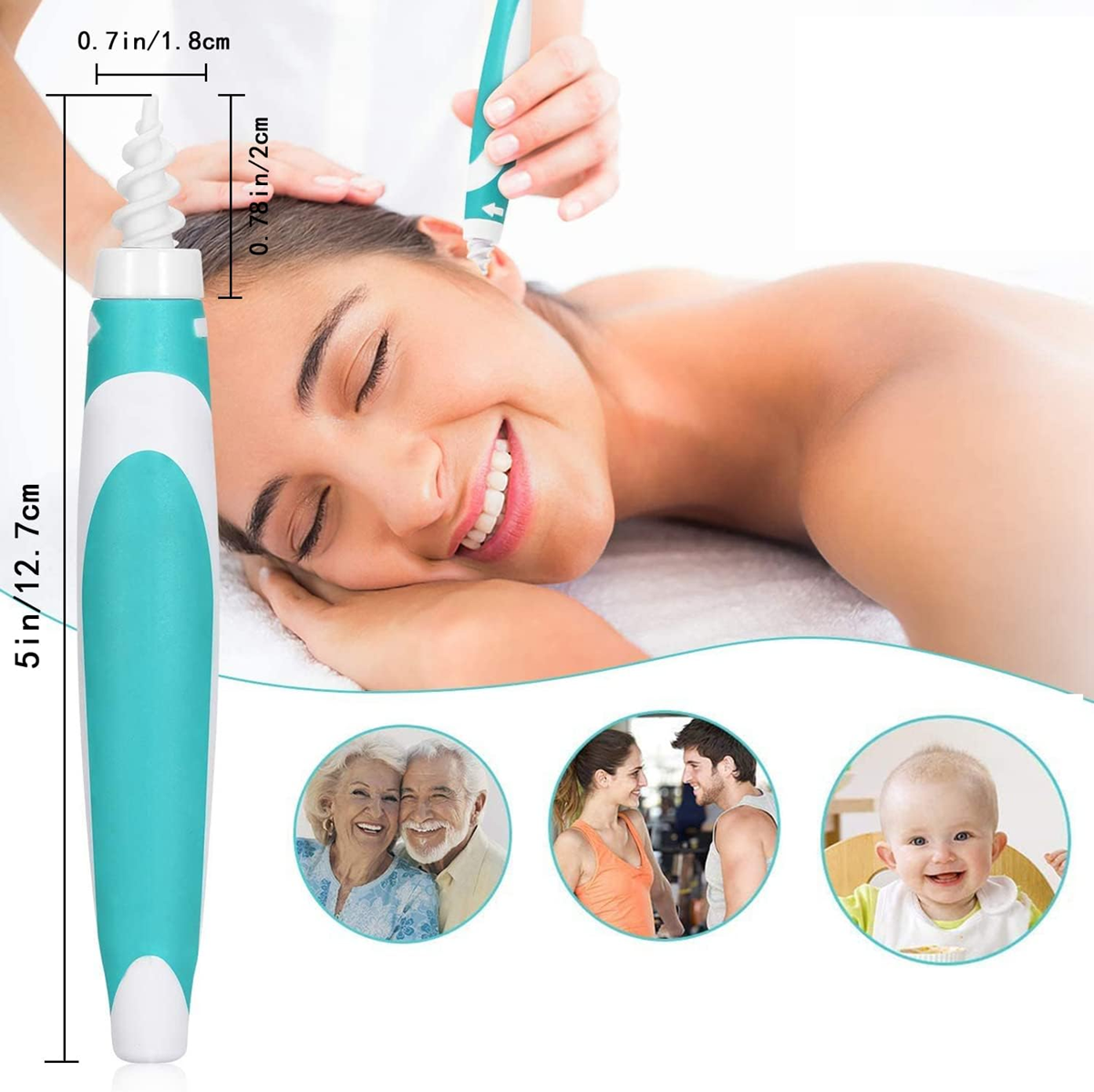 eVATMASTER ear cleaning device + 16 tips