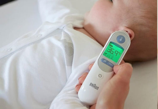 BRAUN ThermoScan 7 presný ušný teplomer + 21 ochranných nadstavcov