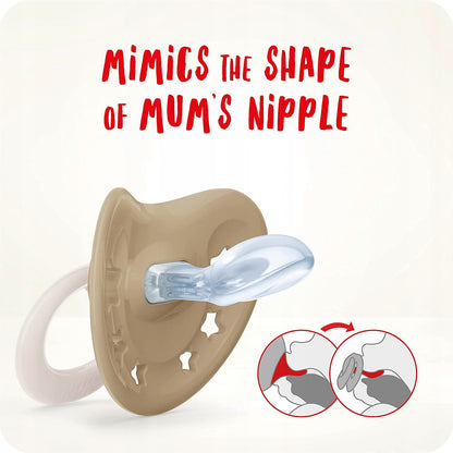 NUK SIGNATURE upokojujúci cumlík x2 0-6 mes.