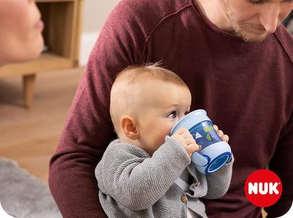 NUK Mini Magic Cup netečúci pohár svietiaci v tme 360° 160 ml 6 m+