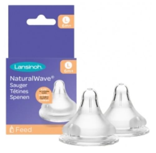 LANSINOH NaturalWave cumlíky do fľaše 6m+