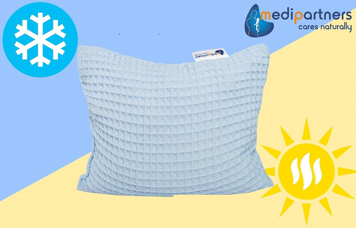 MEDI PARTNERS bavlnený termofor s čerešňovými kôstkami 20 x 25 cm