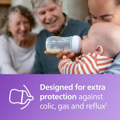 PHILIPS AVENT Natural RESPONSE AIRFREE VENT Σετ Μπιμπερό 260 ml 2 τεμ. + Θηλή