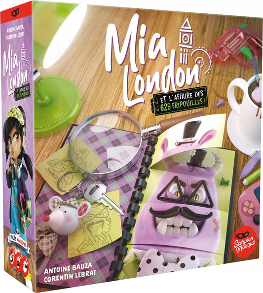 SCORPION MASQUE spoločenská hra pre 4 osoby MIA LONDON francúzska verzia