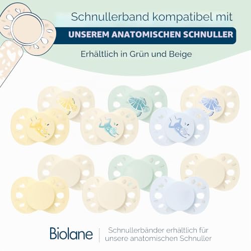 Biolane bawełniany klips na smoczek zawieszka