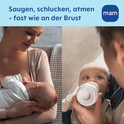 MAM Easy Start antikolikové fľaše 0+ 160ml x2