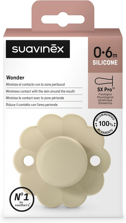 SUAVINEX Wonder upokojujúci cumlík 0–6 mes. silikónový SX PRO