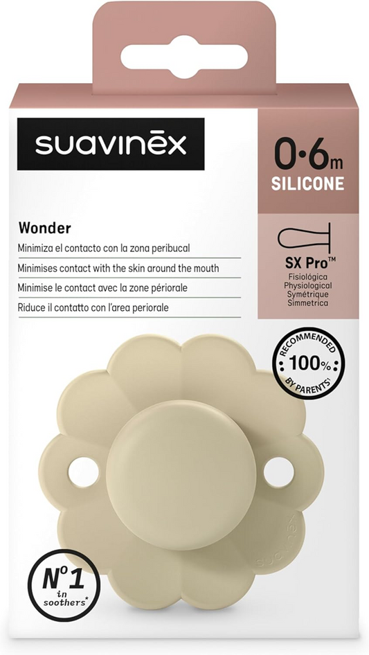 SUAVINEX Wonder upokojujúci cumlík 0–6 mes. silikónový SX PRO