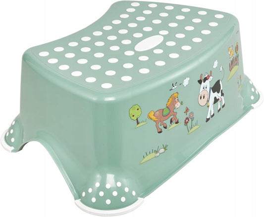 KEEEPER rutschfester Kinderhocker 80 kg FRÖHLICHE FARM