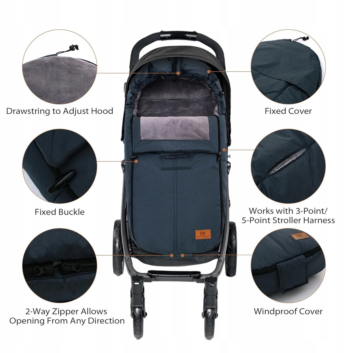 MIRACLE BABY sac universal pentru cărucioare