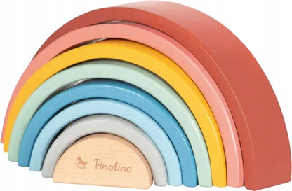PINOLINO dúha z dreva Ruby MONTESSORI 12m+