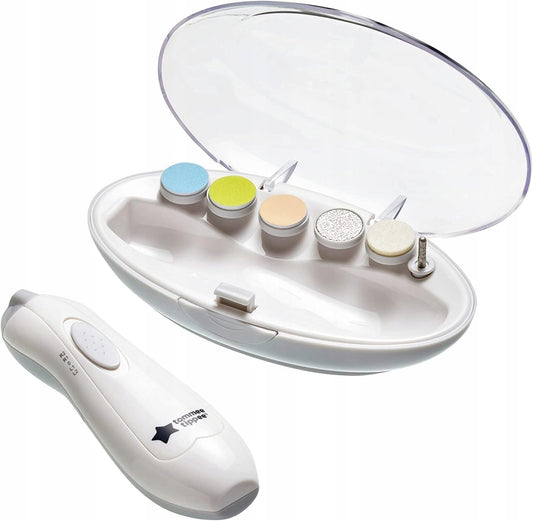 TOMMEE TIPPEE elektrische Nagelfeile mit LED-Licht für Babys und Erwachsene