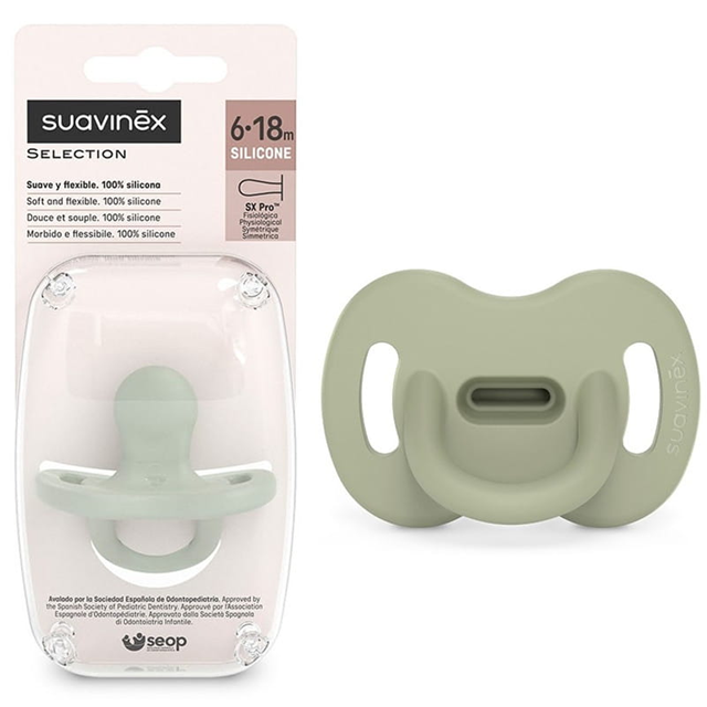 SUAVINEX cumlík SELECTION SX PRO silikónový 6–18 mesiacov