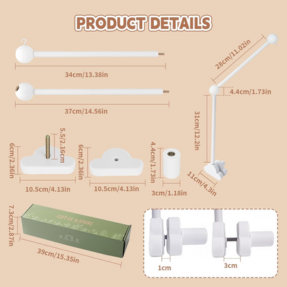 carousel holder white color