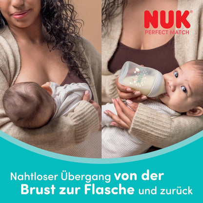 NUK Perfect Match anti-colic bottles 150/260 ml 3m+