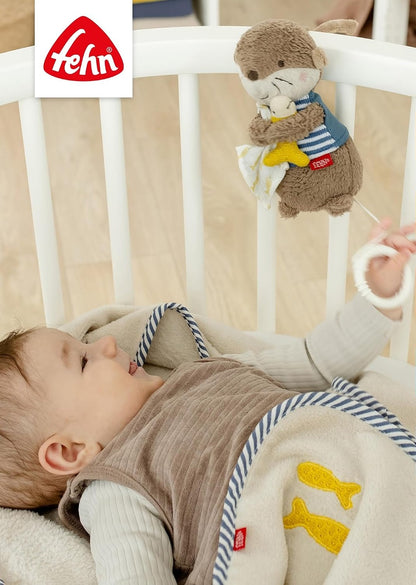 FEHN plüss zenélő függő VIDRA 17 cm Brahms altatódala