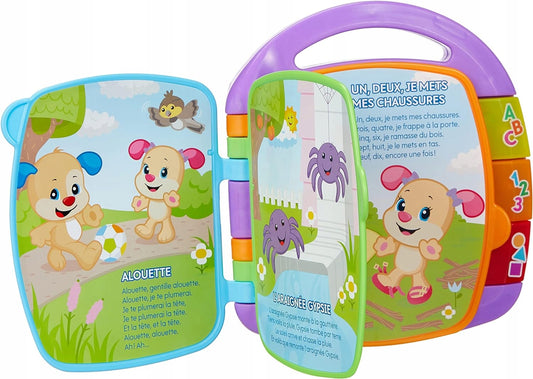 FISHER-PRICE CDH49 elektronická vzdelávacia knižka TALIANSKY JAZYK