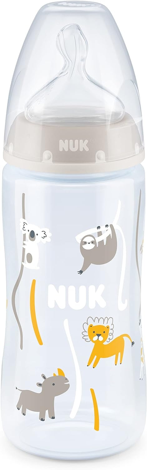 NUK First Choice+ 0-6 m Biberón 300 ml con indicador de temperatura