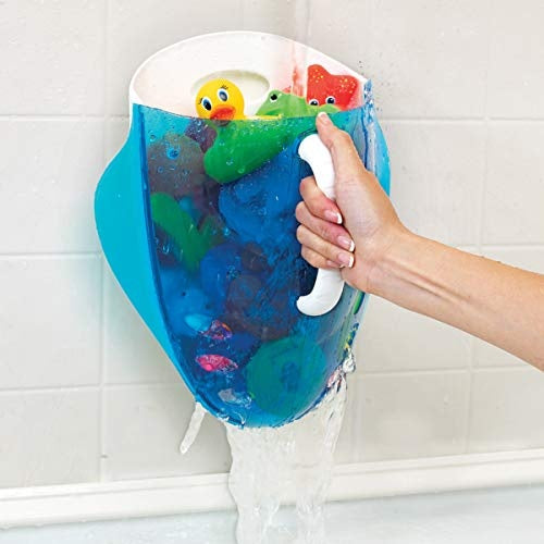 Munchkin Bath Toy Scoop košík na hračky do kúpeľa modrý