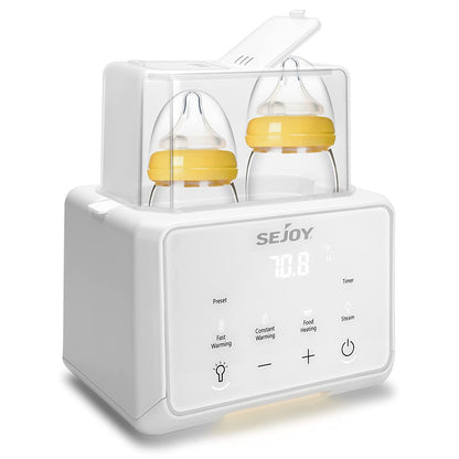 SEJOY dvojitý ohrievač fliaš a sterilizátor 6 v 1