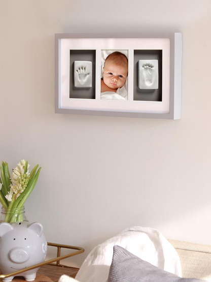 PEARHEAD Deluxe drevený rám na fotografie a odtlačky 24 x 42 cm + hlina