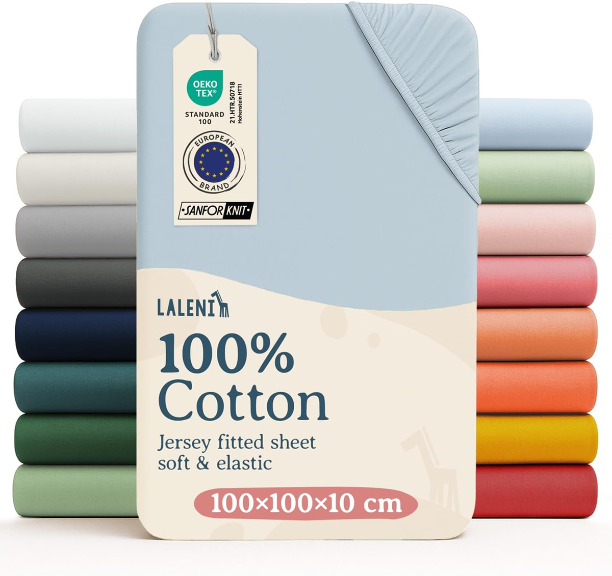 LALENI prestieradlo s gumou 100x100