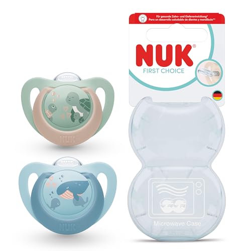 NUK First Choice smoczek uspokajający silikonowy x2 6-18m