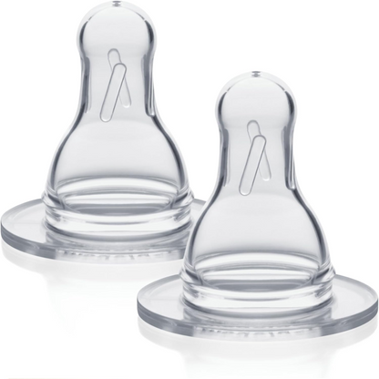 MEDELAbottle teats x2material siliconesize S, 0msc+BPA-freeGood, new condition, replacement packaging