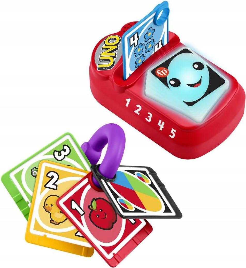 FISHER-PRICE svetlá, hudba, frázy v nemeckom jazyku UNO