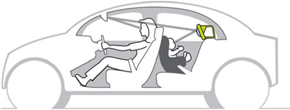 TAF TOYS activity centre with mirror