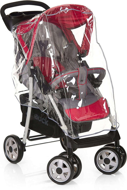 HAUCK folia przeciwdeszczowa Hauck Shopper – przezroczysta osłona przeciwdeszczowa do wózka, ochrona przed deszczem i wiatrem