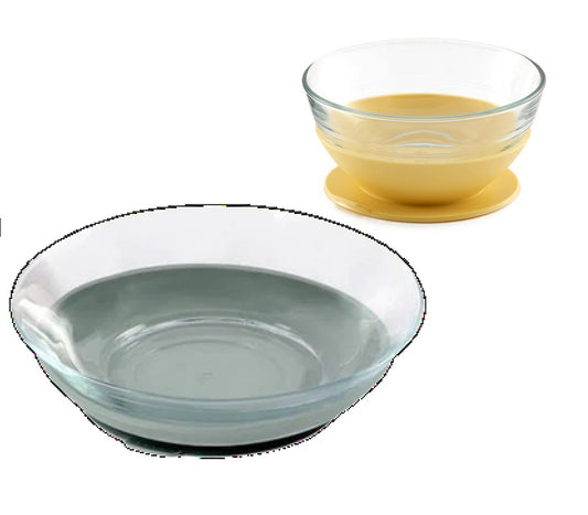 BEABA conjunto de loiça com ventosa de silicone DURALEX 2 peças