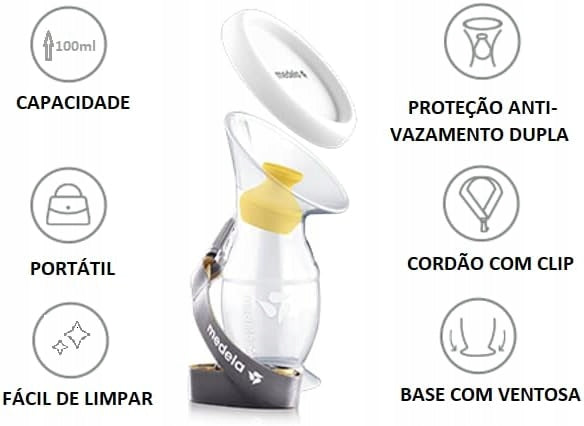 MEDELA silikónový kolektor na zber materského mlieka