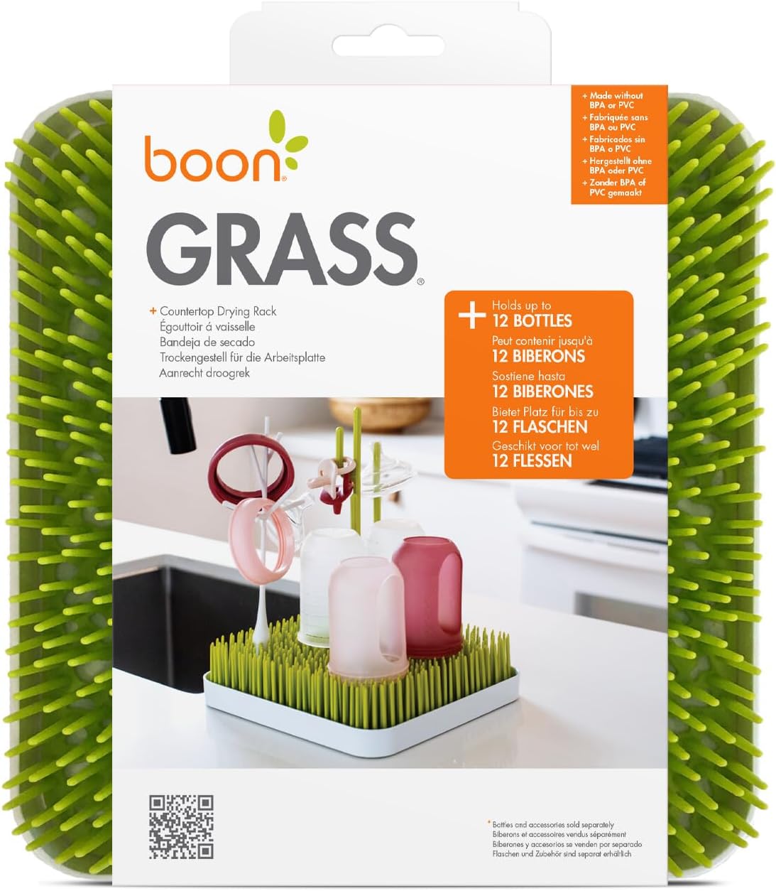 BOON GRASS suszarka do butelek i akcesoriów