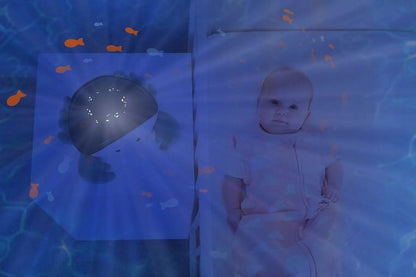 ZAZU Krab Cody projektor podmorského sveta so zvukmi 30 minút