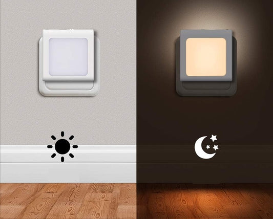 EMOTIONLITE LED nočné svetlo do zásuvky 7x7 cm 2 kusy