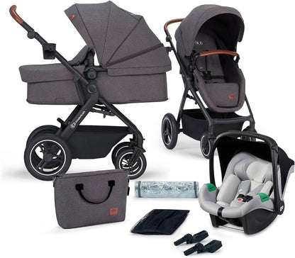KINDERKRAFT B-TOUR 3v1 multifunkčný kočík do 22kg + autosedačka MINK PRO