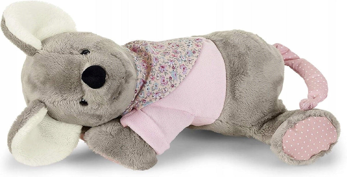 STERNTALER Mabel myška, plyšová hračka s hracím strojčekom a tlčúcim srdiečkom, 25 cm „O