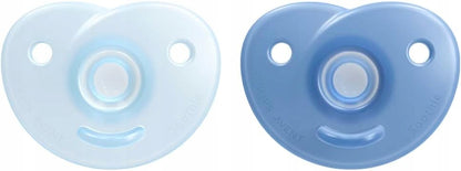 PHILIPS AVENT Soothie smoczki x 2 0-6msc, silikonowe smoczki uspokajające dla niemowląt