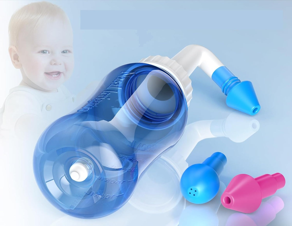 MAOEVER Nasal 300 nosová výplachová pomôcka pre deti a dospelých, 3 koncovky, 300 ml