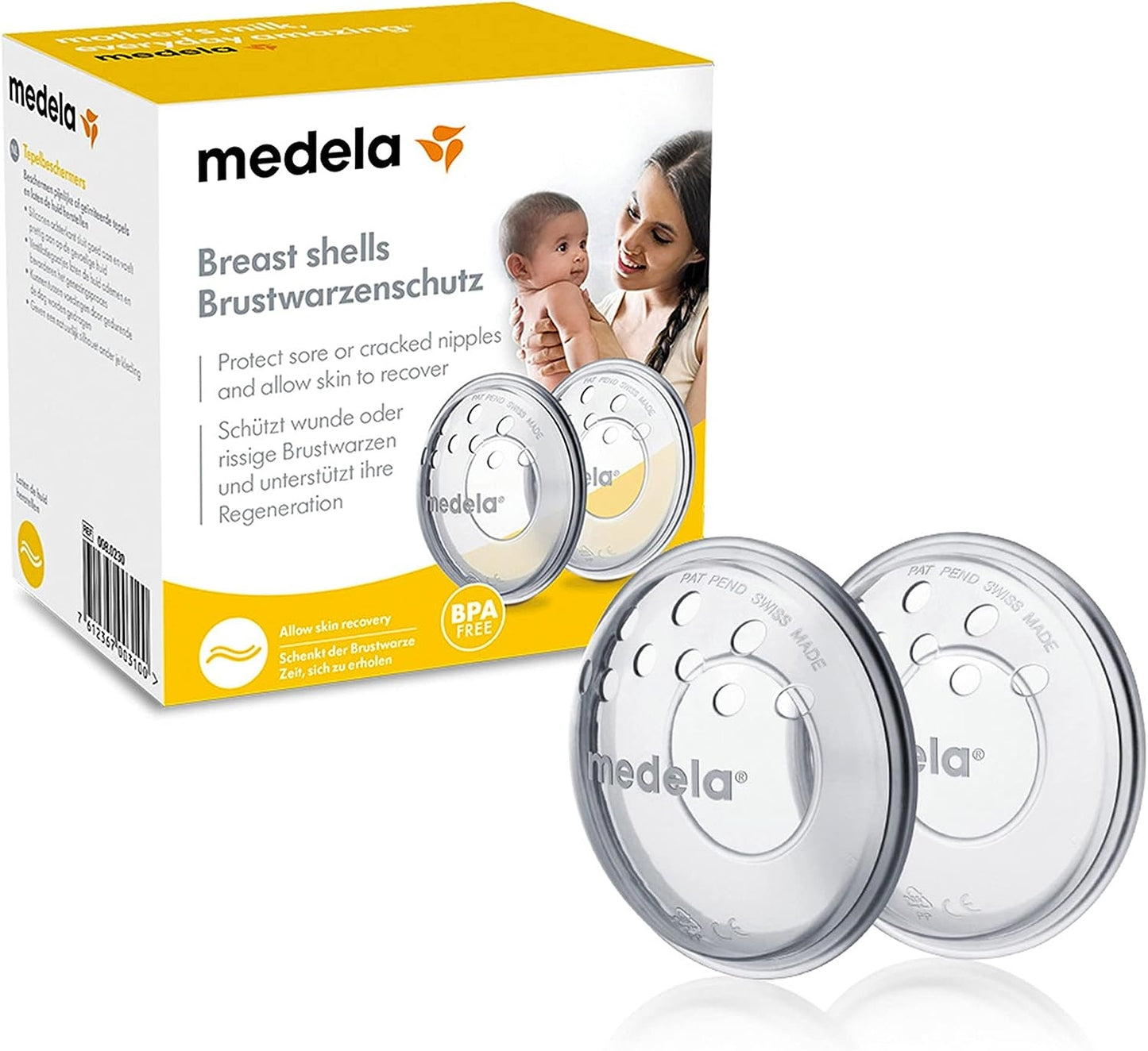 MEDELA ochranné mušle, univerzálne chrániče