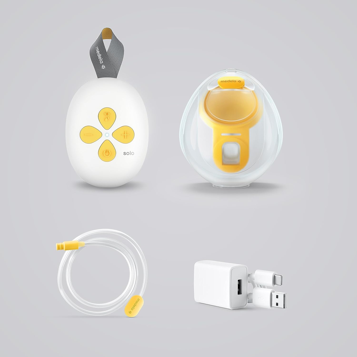 MEDELA SOLO HANDS-FREE elektrická 2-fázová odsávačka mlieka USB