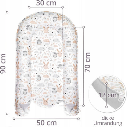 TOTSY BABY hniezdo pre bábätko 90 x 50