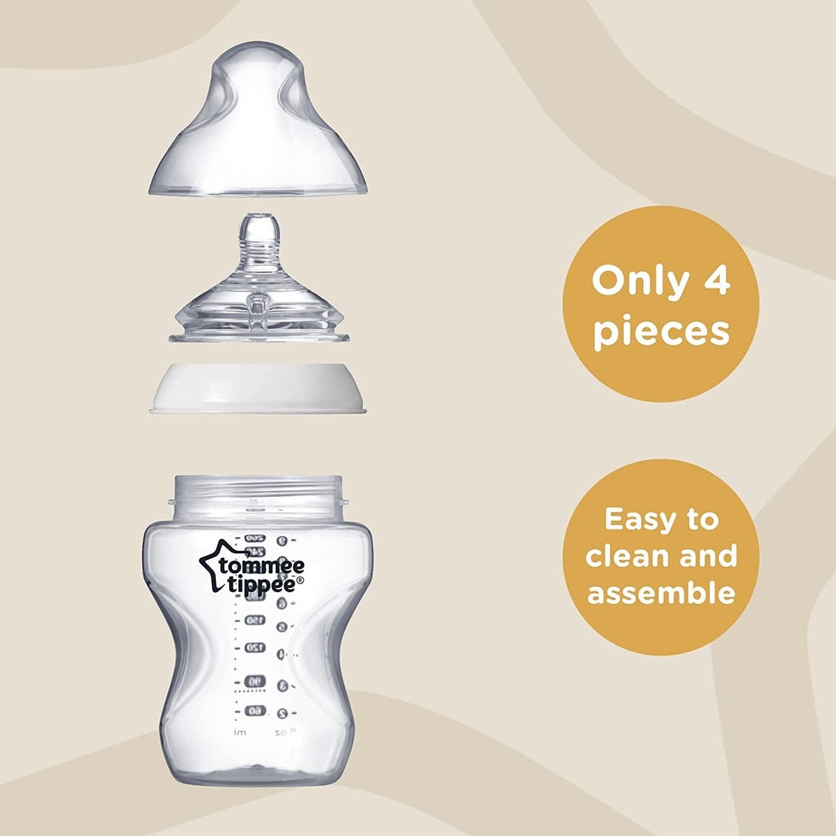 TOMMEE TIPPEE súprava 6 fliaš 260 ml ANTI-COLIC